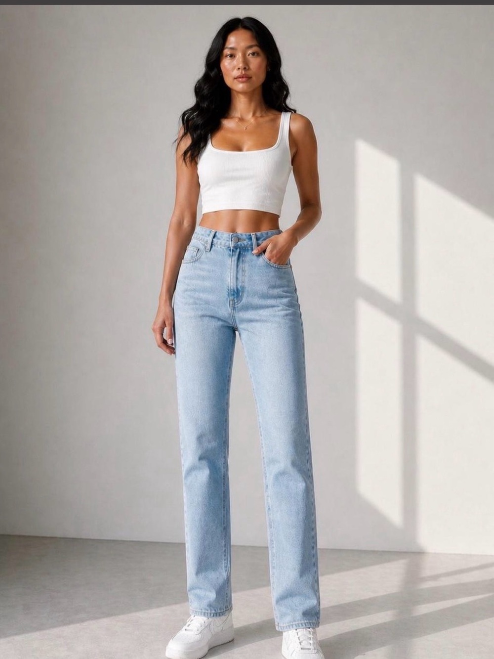 NWT We Wore What Relaxed Fit Light Wash Jeans 26